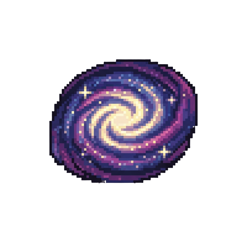 A Swirling Galaxy Constellation Aura