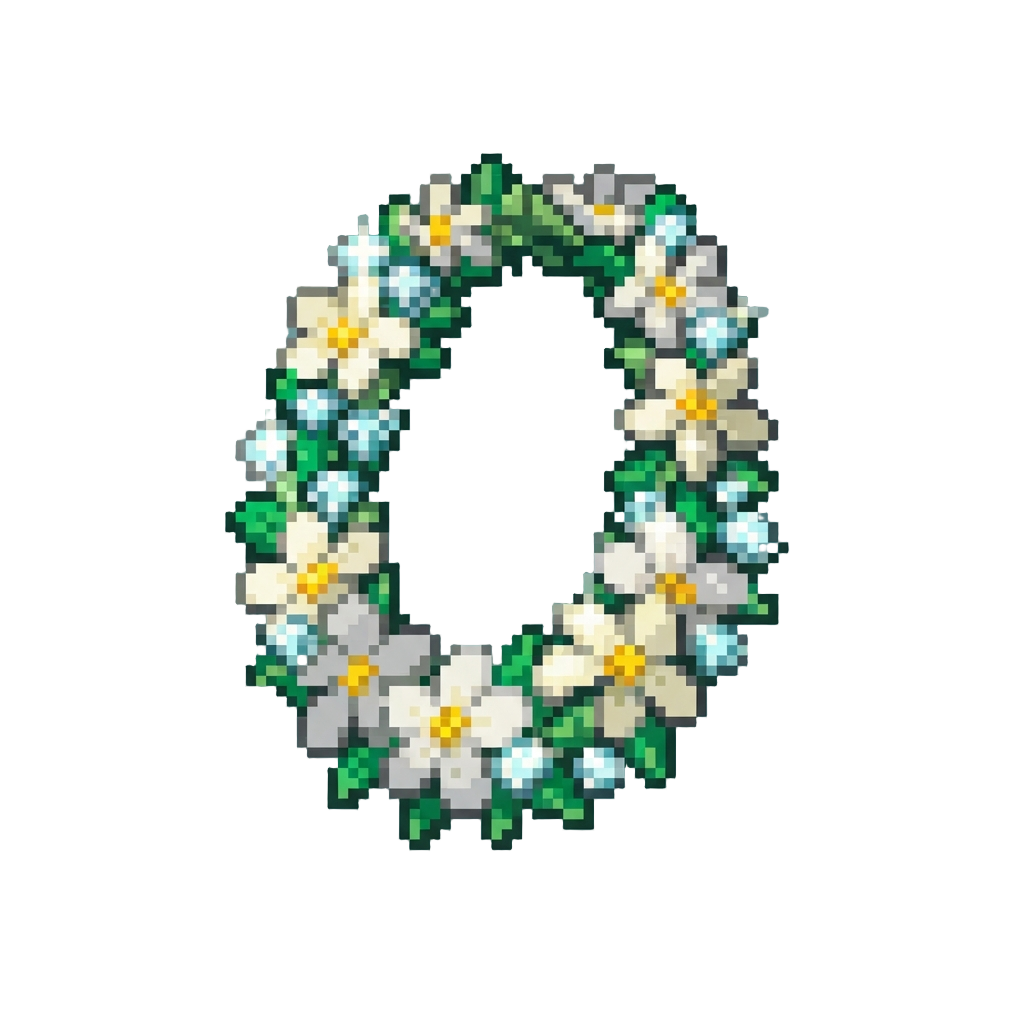 A Sparkling Diamond-encrusted Welcome Lei