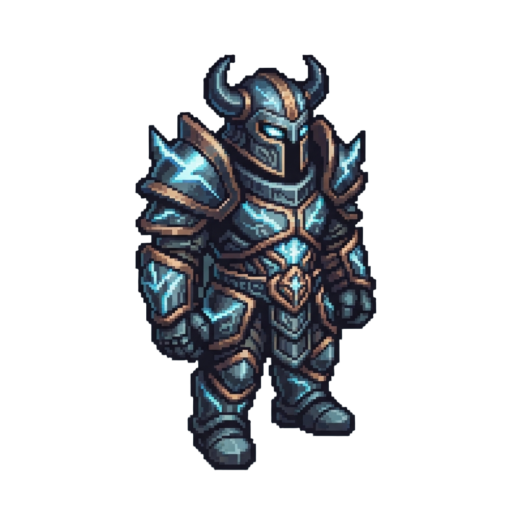Primeval Elemental Thunder Armor Customized with @image1's Design Motifs