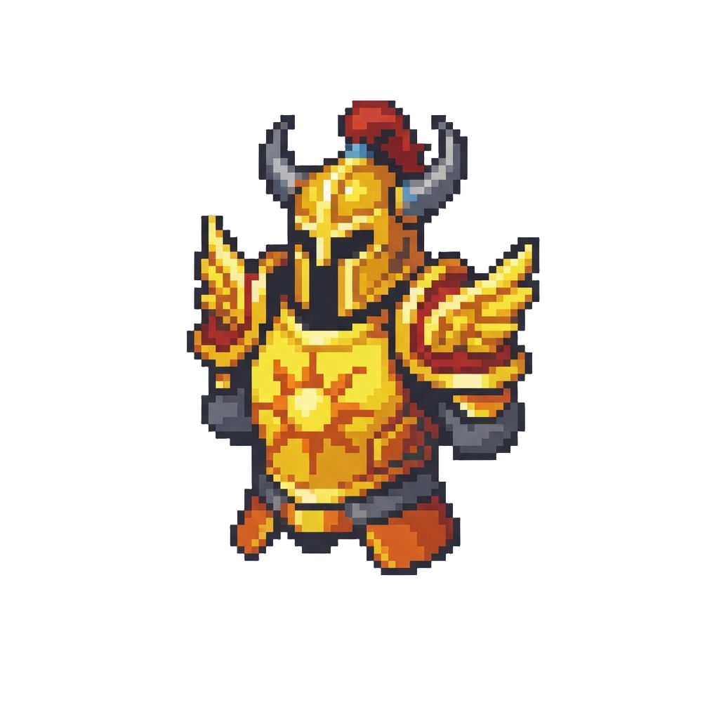 Blazing Solar Flare Thor Armor Infused with @image1's Signature Palette