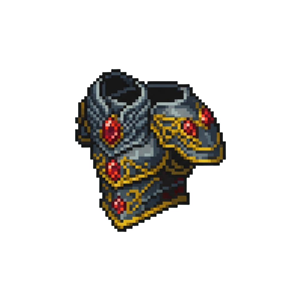 Blood-ruby Warlord Asgardian Armor Blended with @image1's Iconic Features