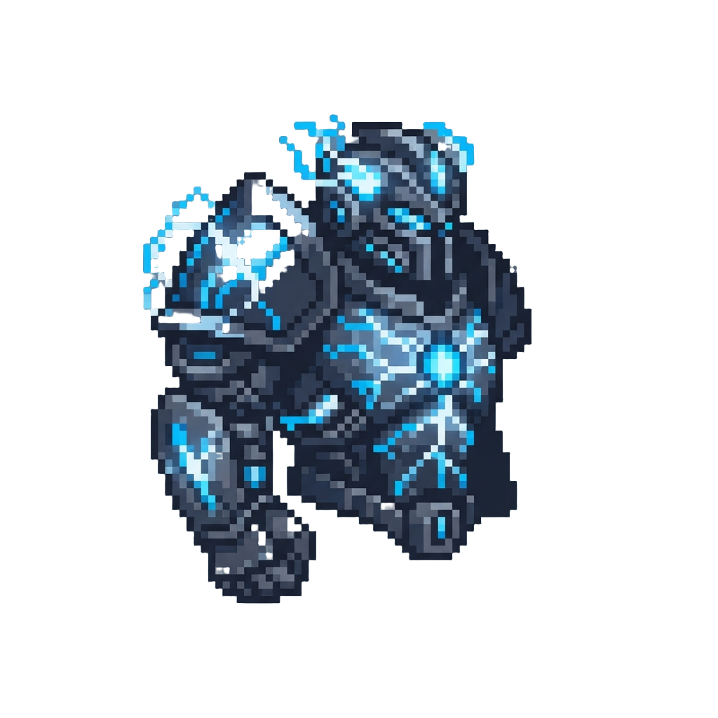Overcharged Plasma Lightning Armor Customized to @image1's Original Look