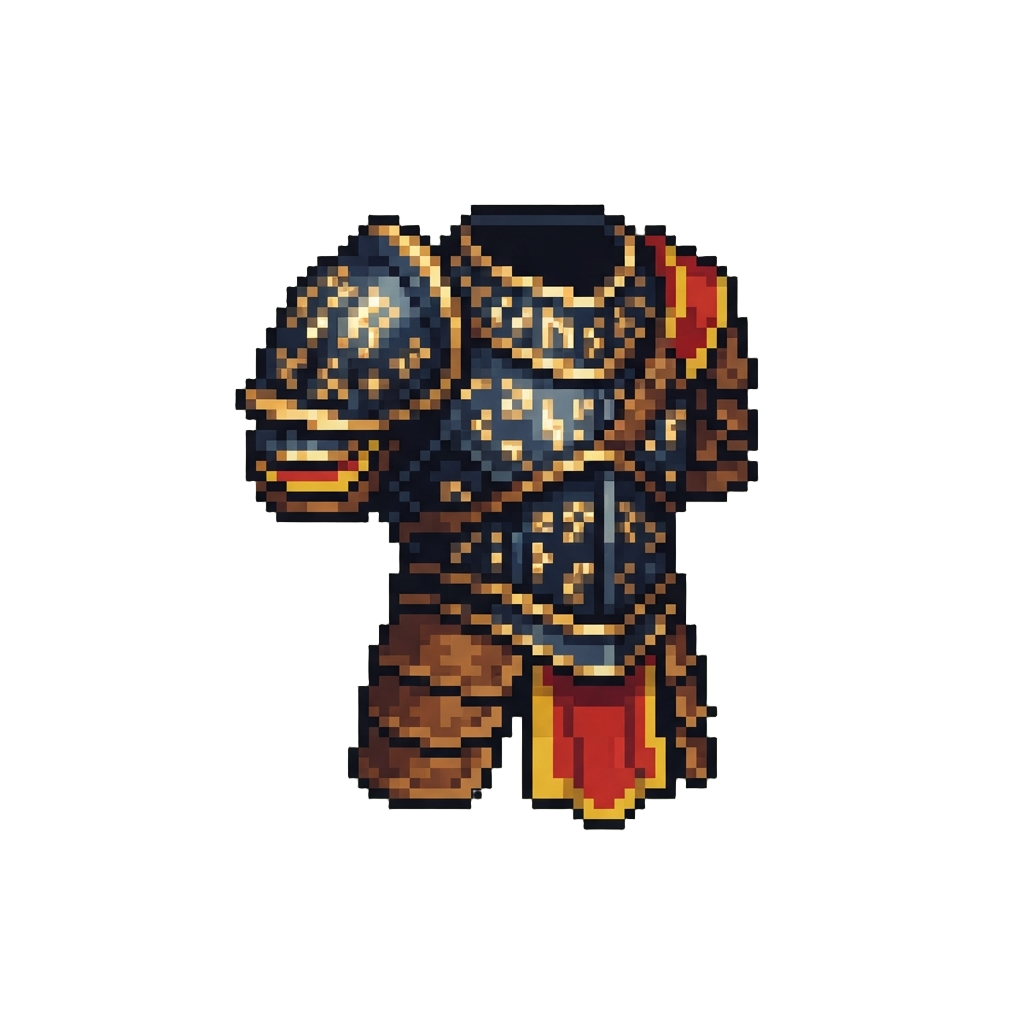 Arcane Glyph-covered Rune Armor Hybridized with @image1's Costume