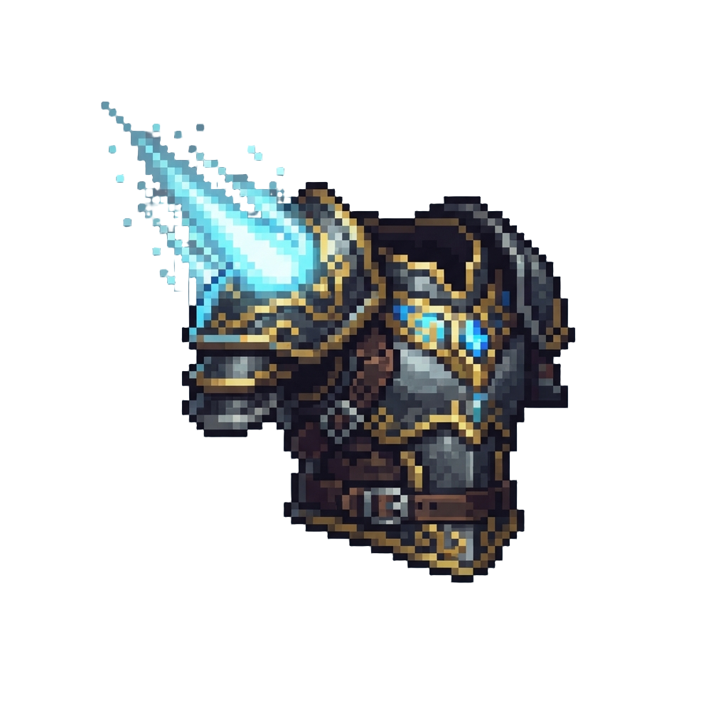 Comet-tail Glowing Trail Thor Armor Styled Around @image1's Signature Aesthetic