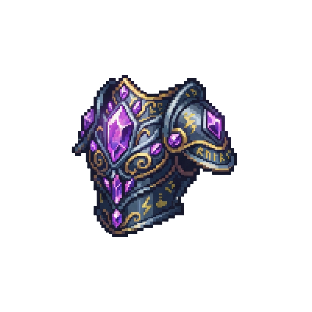 Mystic Amethyst Enchantress Thor Armor Carrying @image1's Personal Motifs