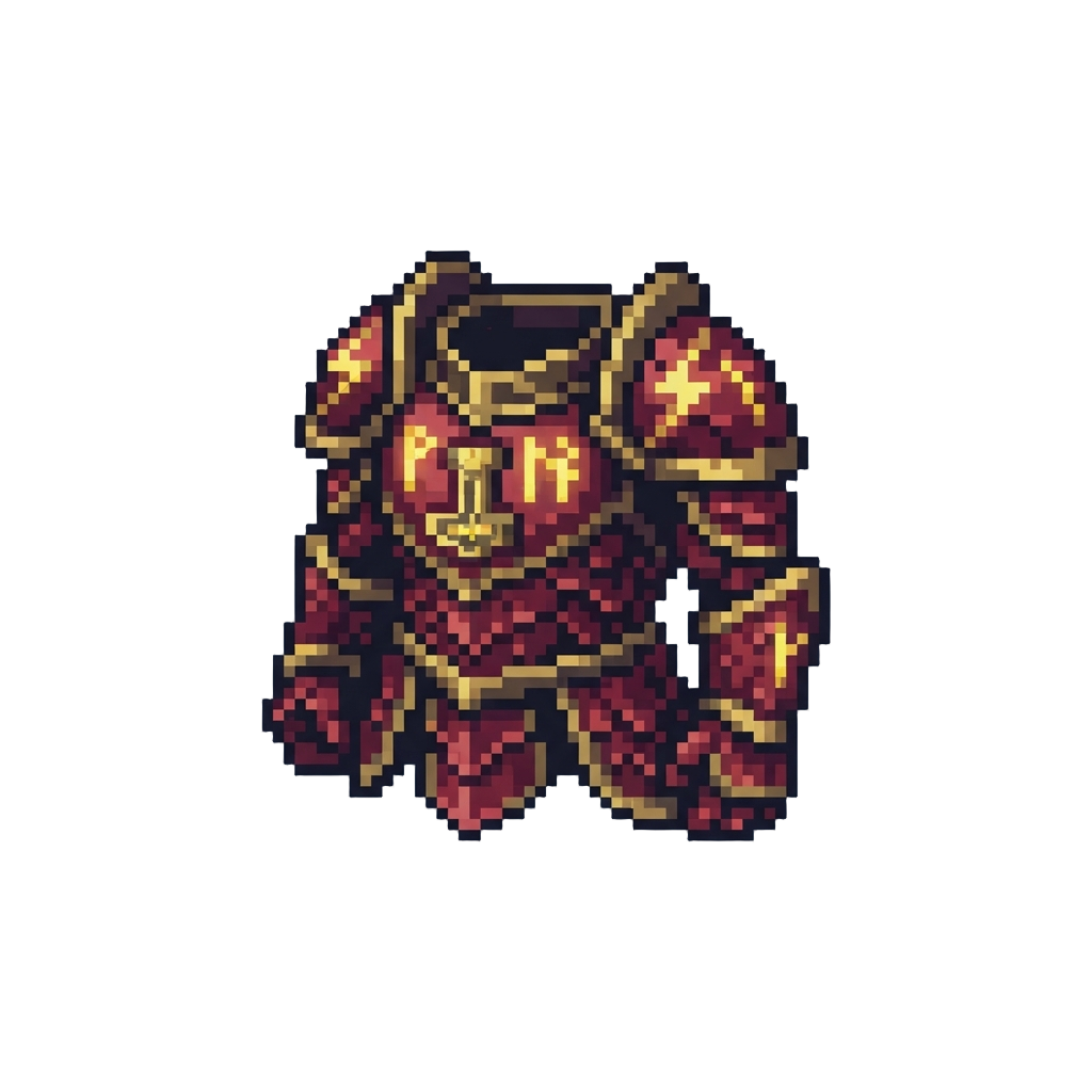 Runic Dragon-scale Battle Thor Armor Featuring @image1's Signature Accents