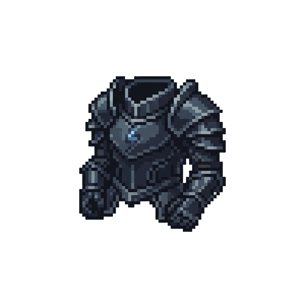 Dark Obsidian Storm-plate Armor Styled After @image1's Iconic Silhouette