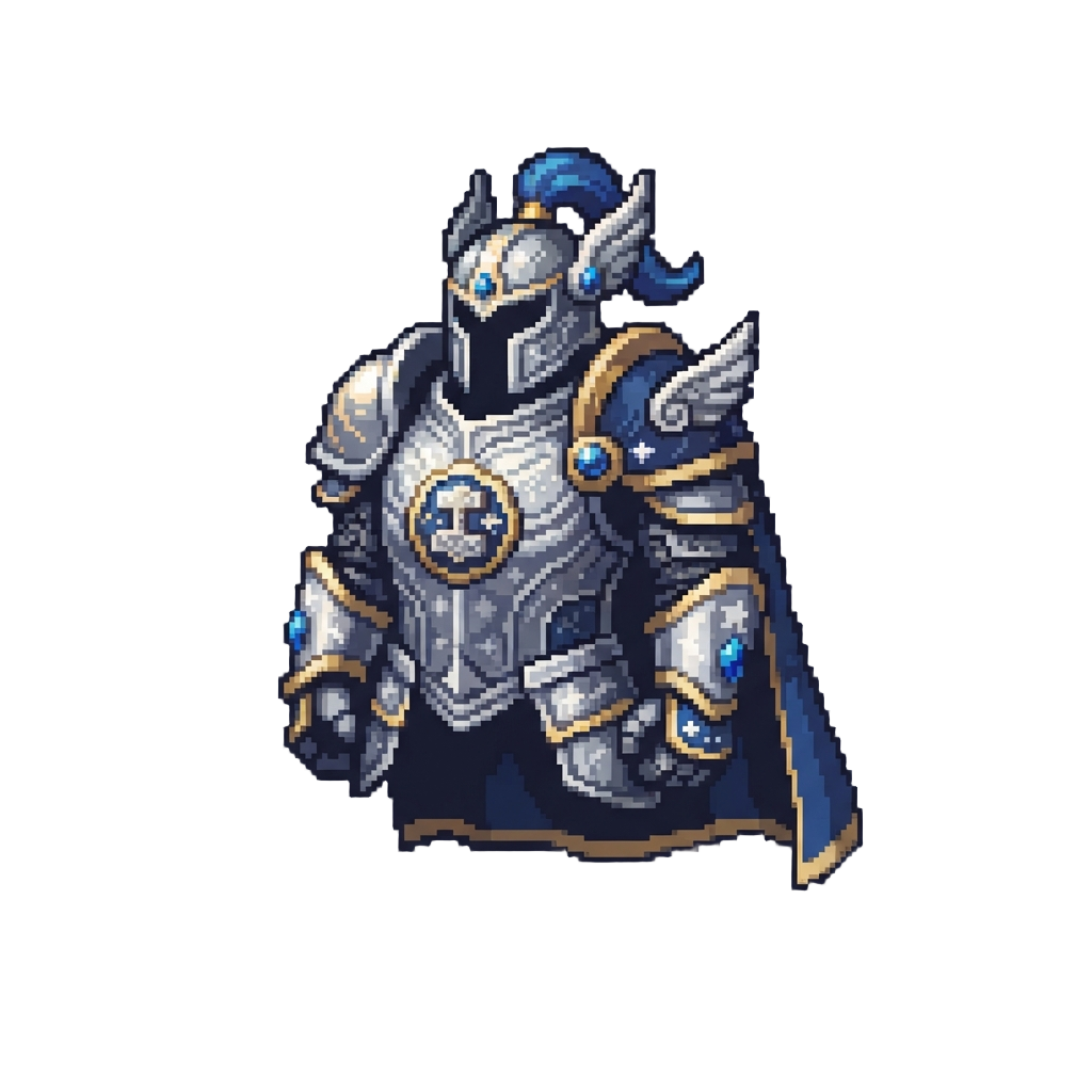 Cosmic Star-forged Silver Thor Armor Adapted to @image1's Character Aesthetic