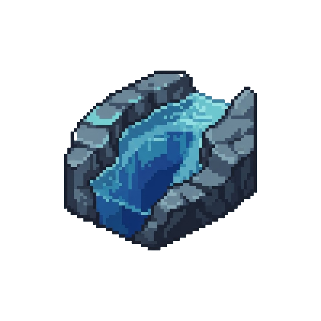 A Deep Crystal-clear Water Trench