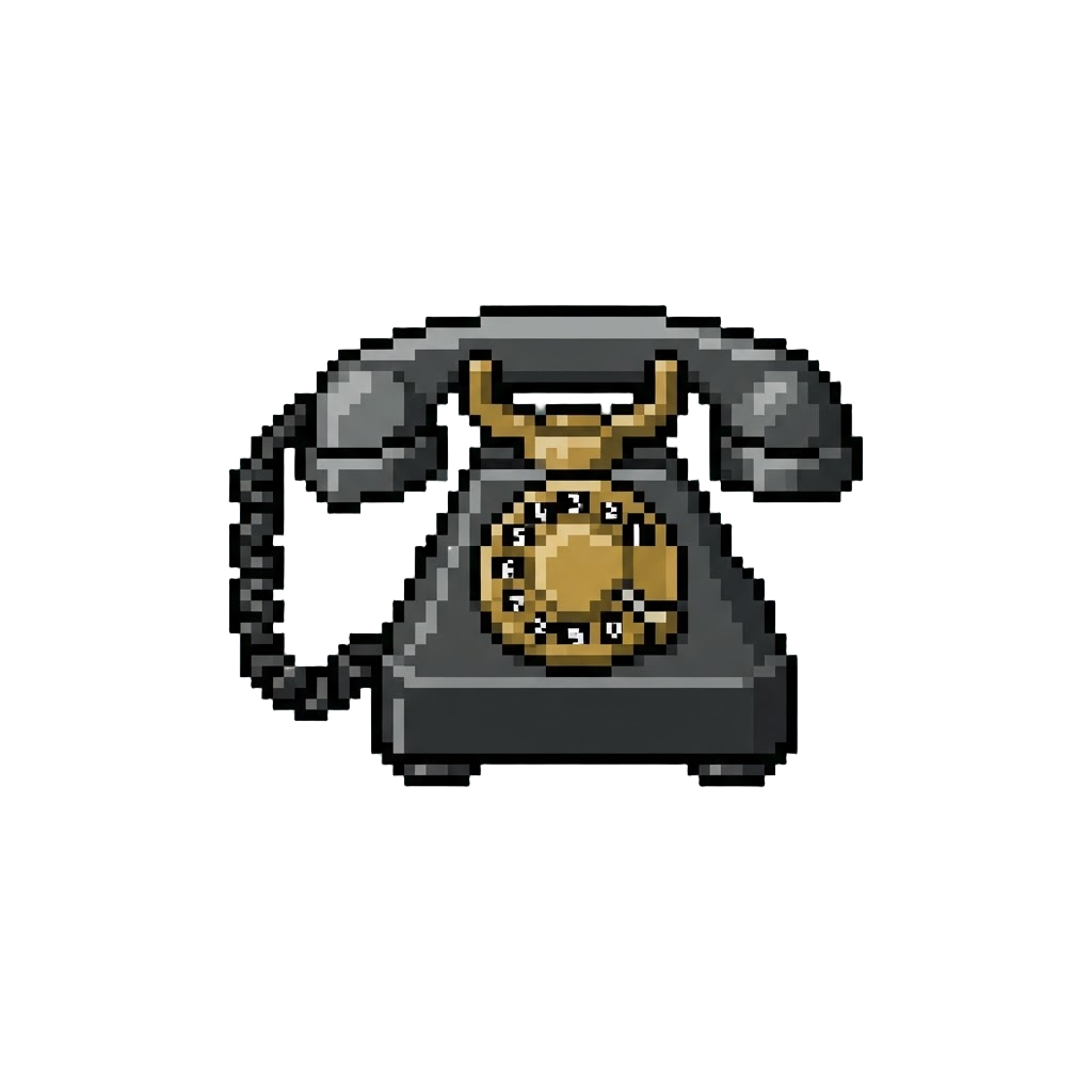 A Vintage Rotary Telephone
