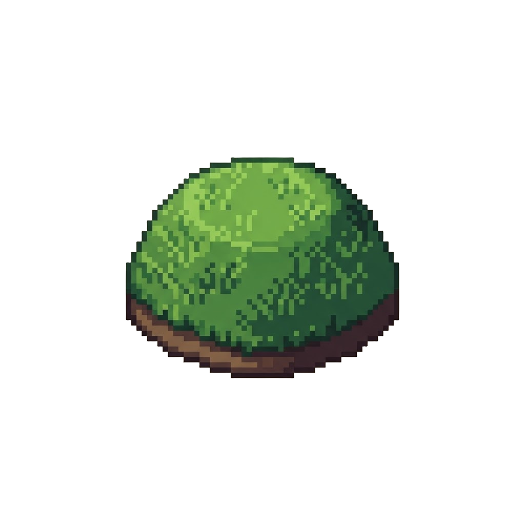 A Artificial Green Grass Hill Mound
