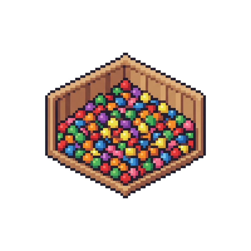A Room Filled with Colorful Ball Pit Balls