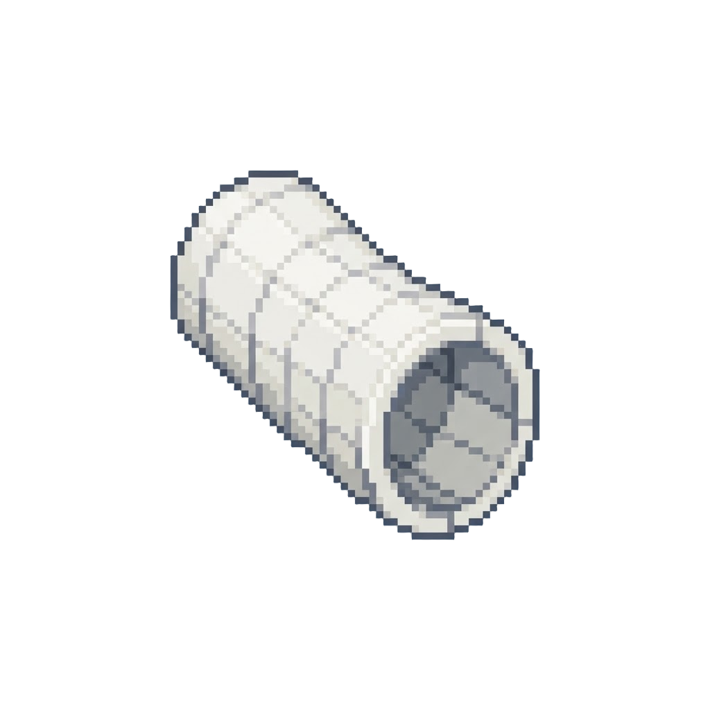 A White Tile Waterslide Tube