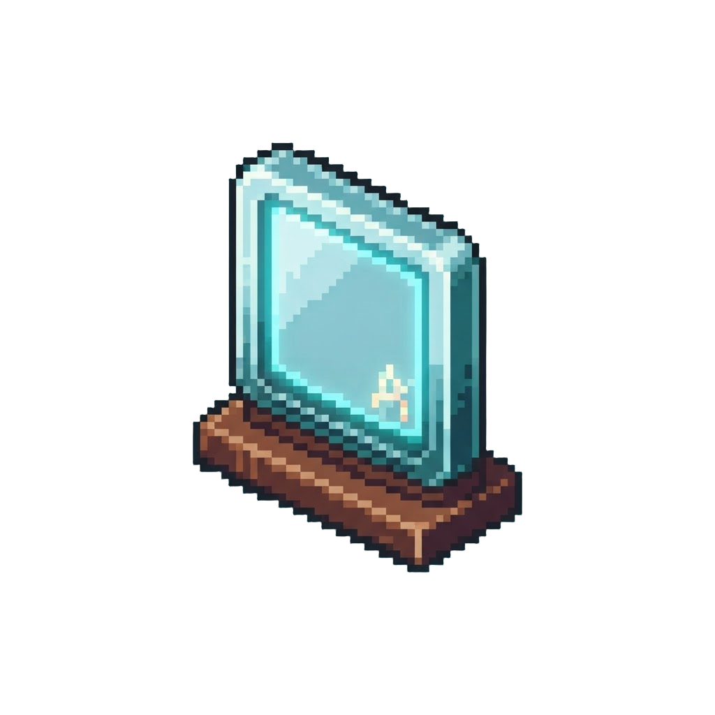 A Soft Glowing Glass Billboard