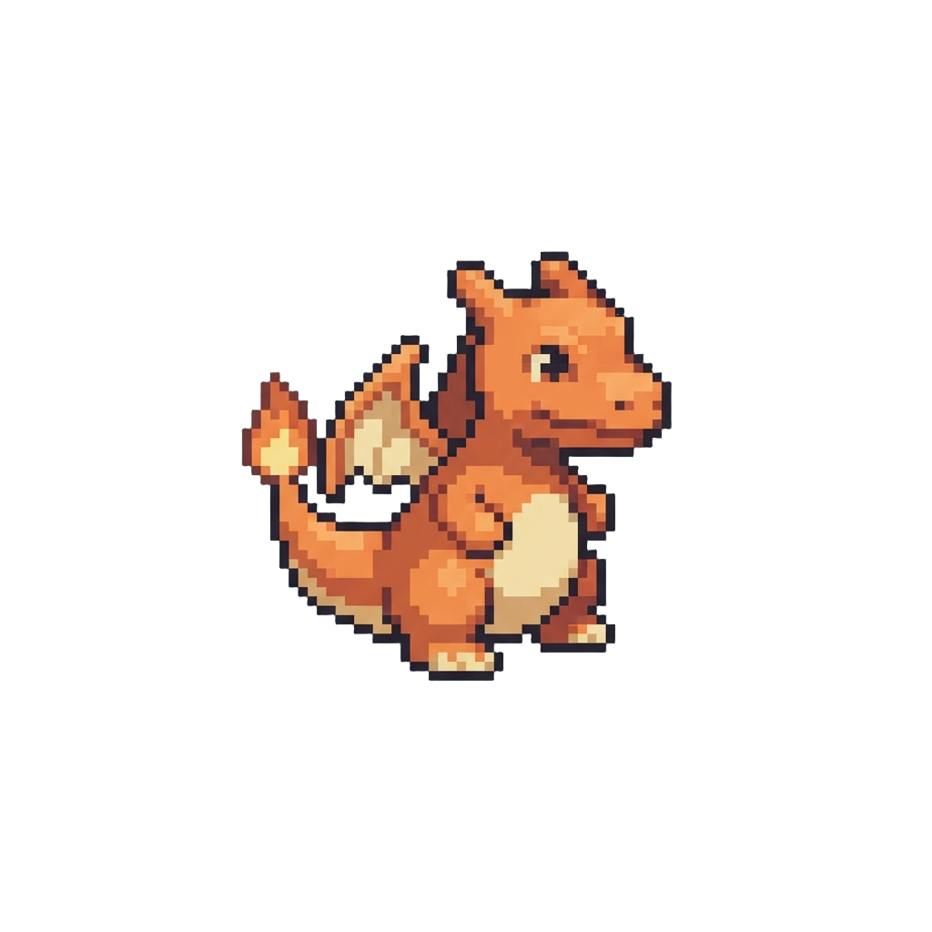 A Tiny Squeaky Rubber Charizard Bath Toy