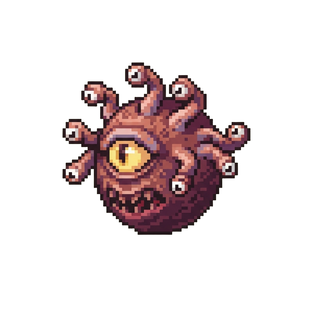 A Floating Multi-eyed Beholder