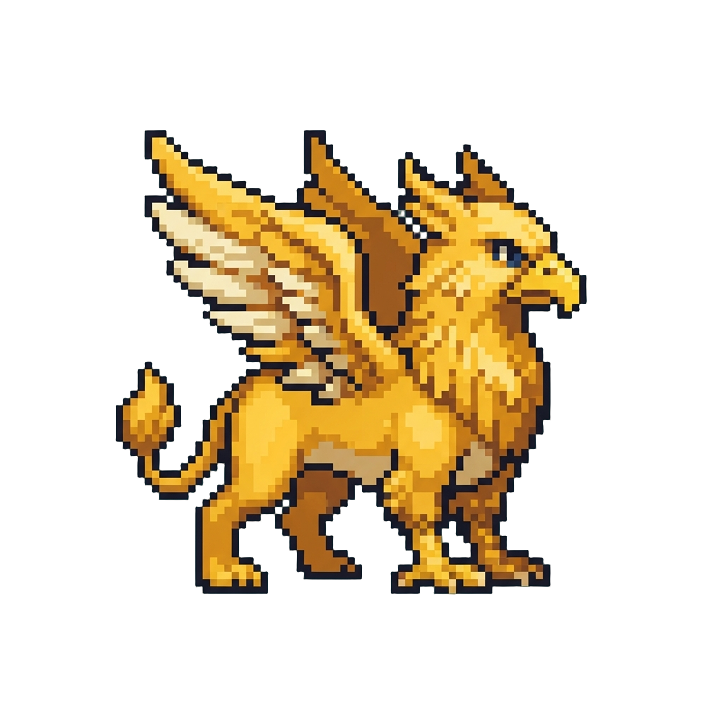 A Noble Golden Griffin
