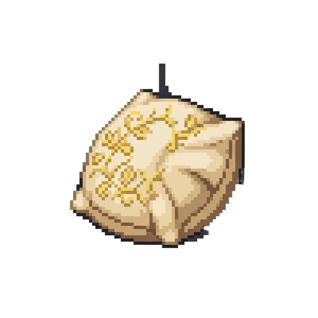 A Soft Round Cushion Tucked in the Corner