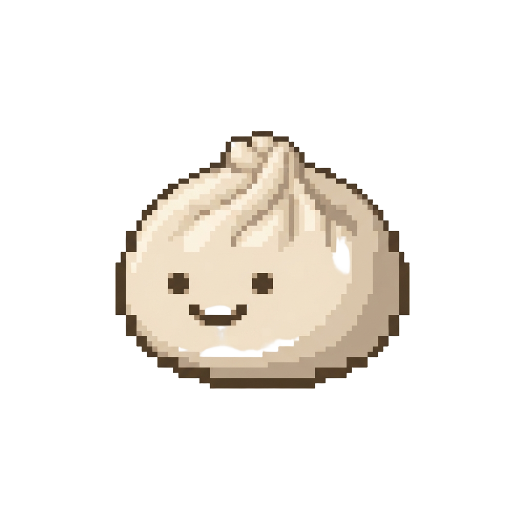 A Smiley Face Steamed Pork Dumpling