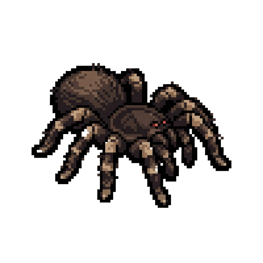 A Giant Creepy Crawling Fuzzy Tarantula