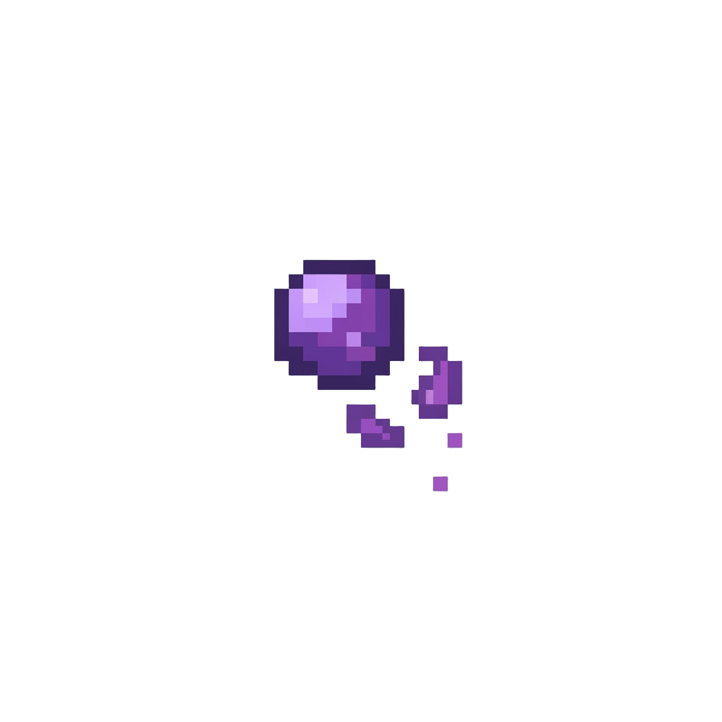 A Sad Tiny Sputter of Purple Light