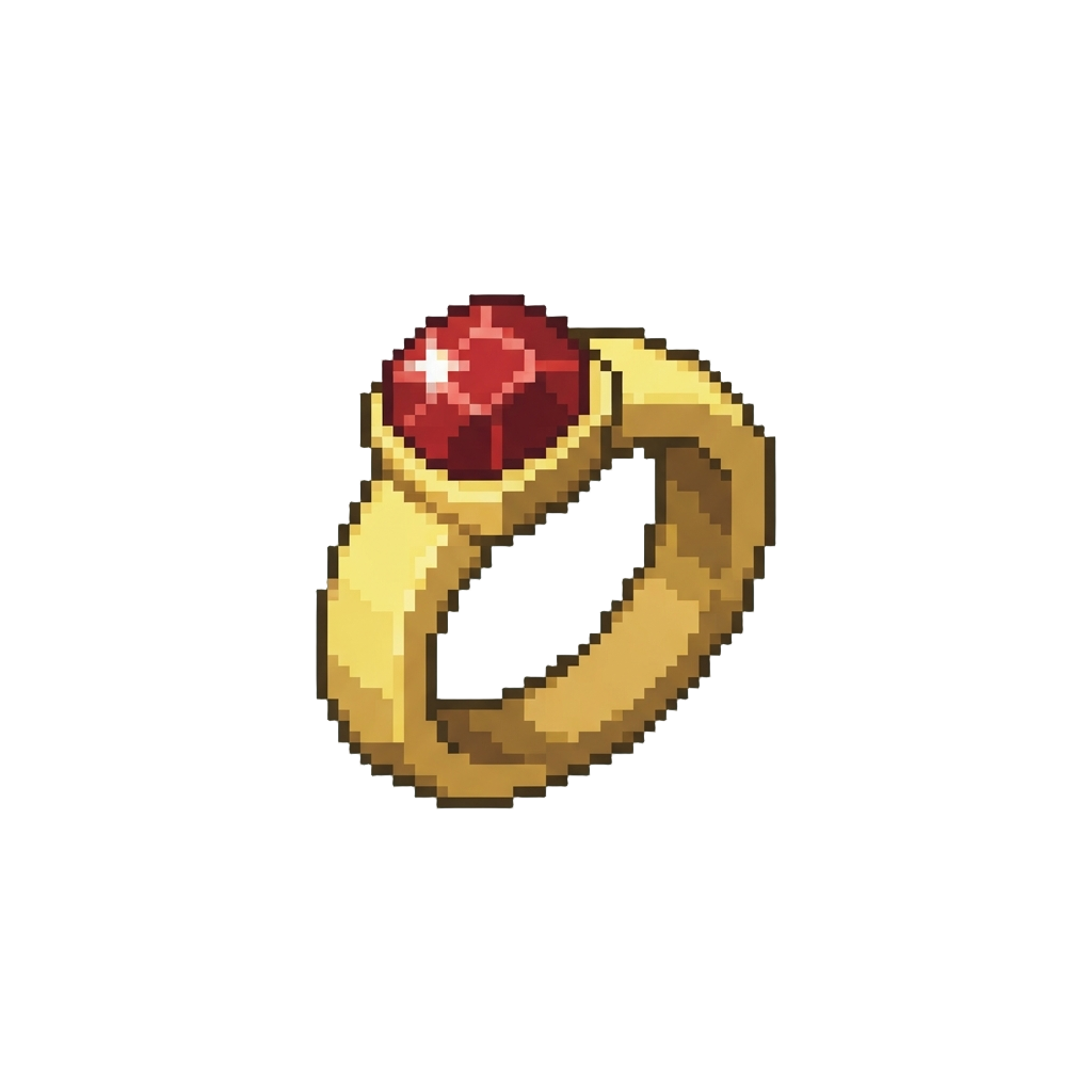 A Sparkling Ruby-encrusted Ring