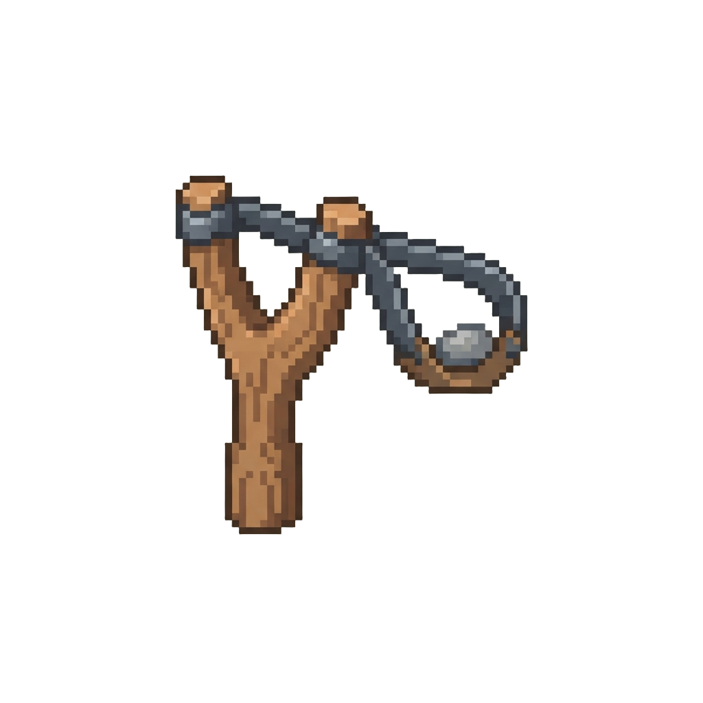 A Classic Wooden Slingshot