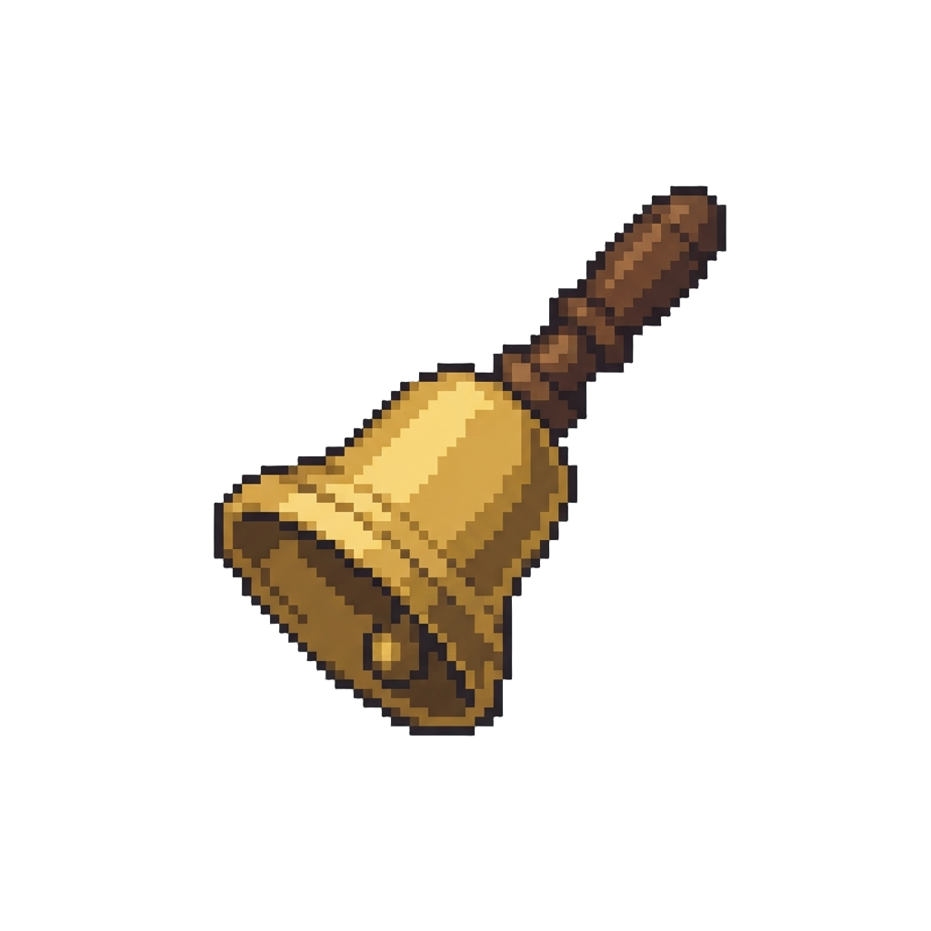 A Shiny Brass Handbell