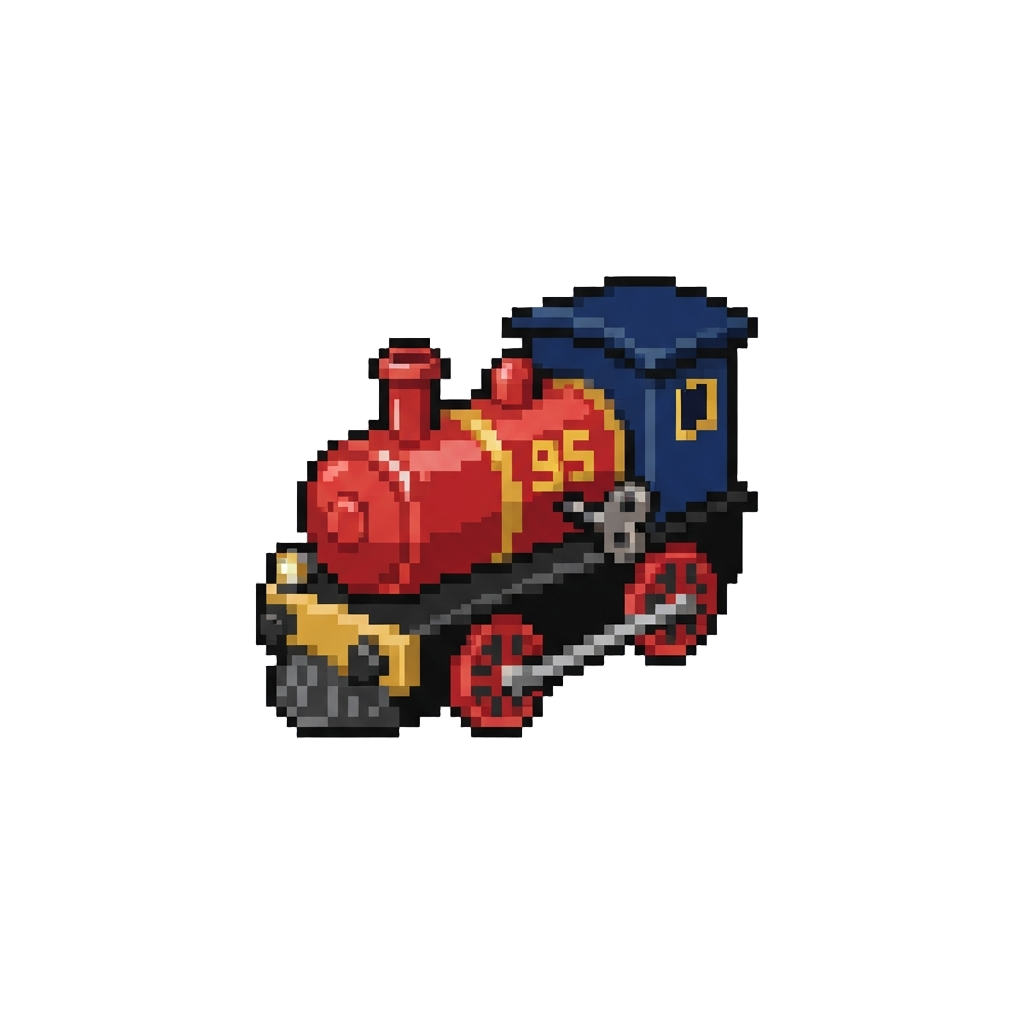 A Classic Tin Wind-up Toy Train