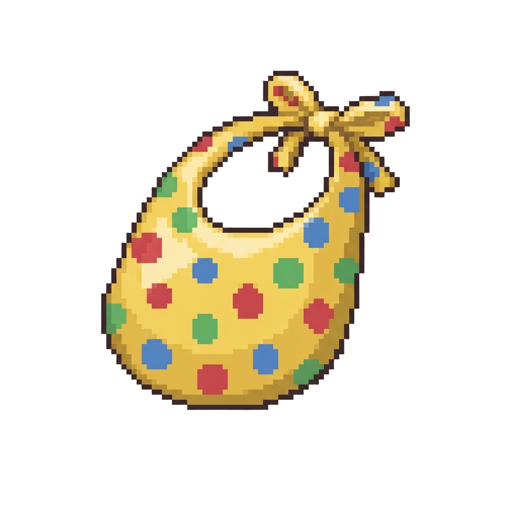 A Giant Polka-dot Bib
