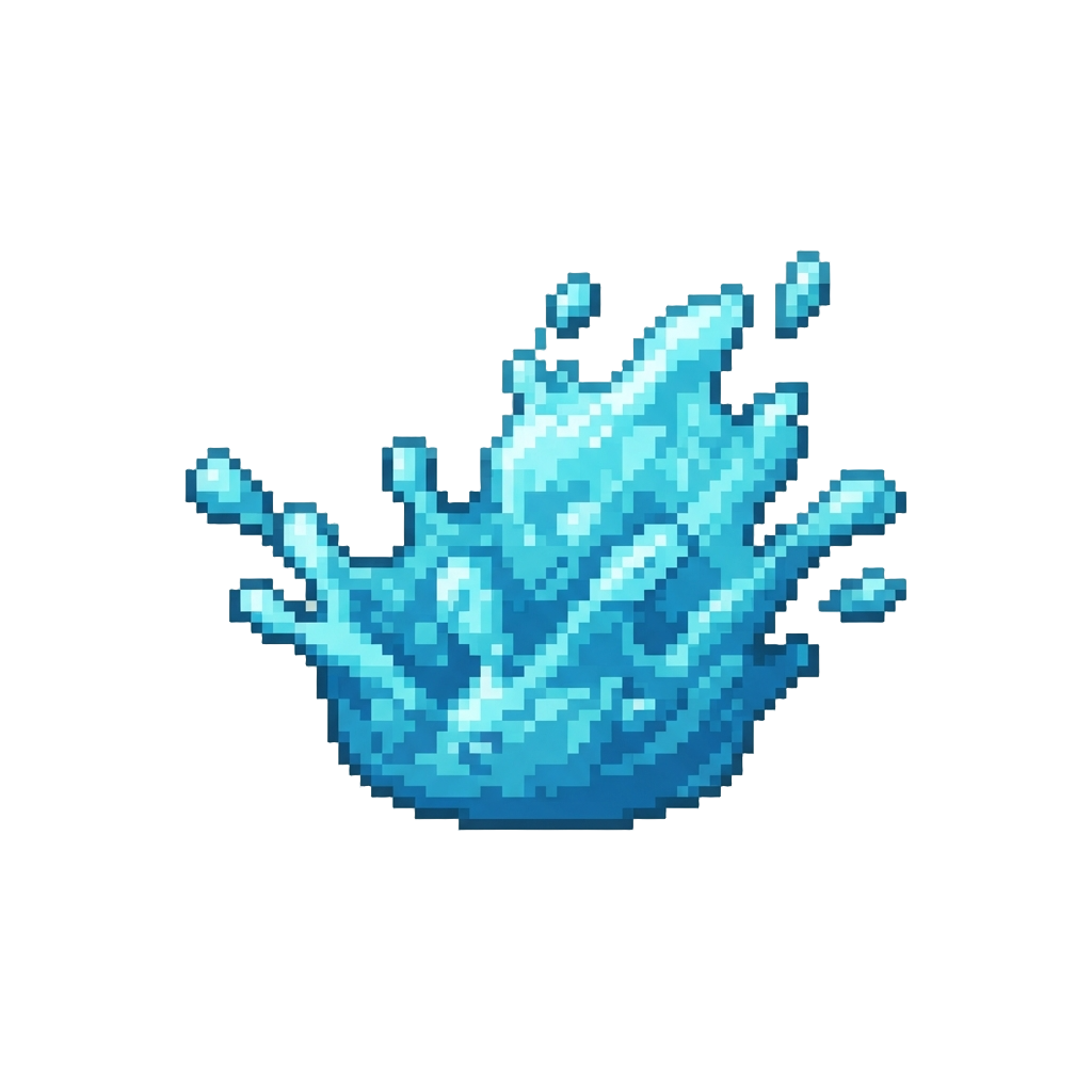 Tropical Blue Mega Splash