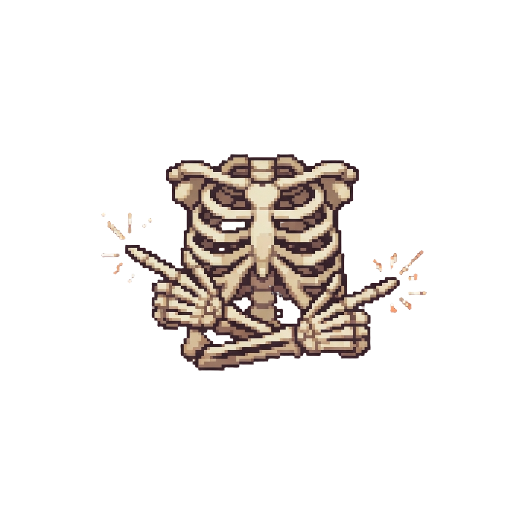 A Rhythmic Rib Cage Pop with Casual Finger Points
