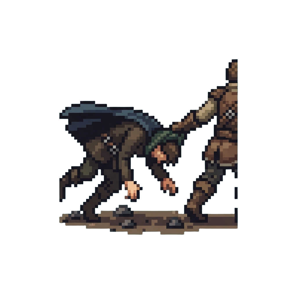 An Ungraceful Collar Drag Dragging the Attacker Down Face-first