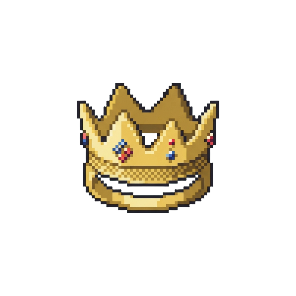 A Golden 8-bit Crown