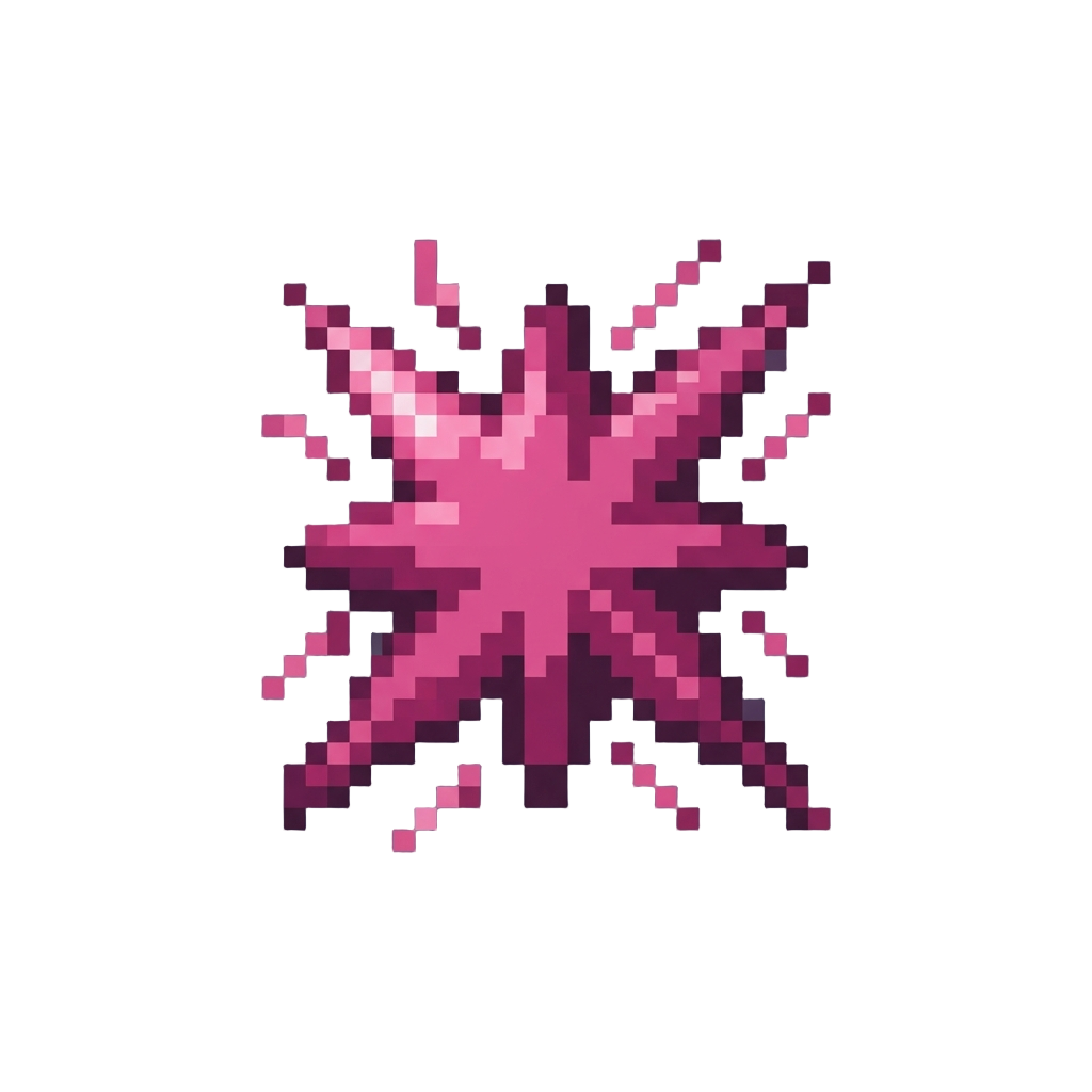A Magenta Pixel Flash