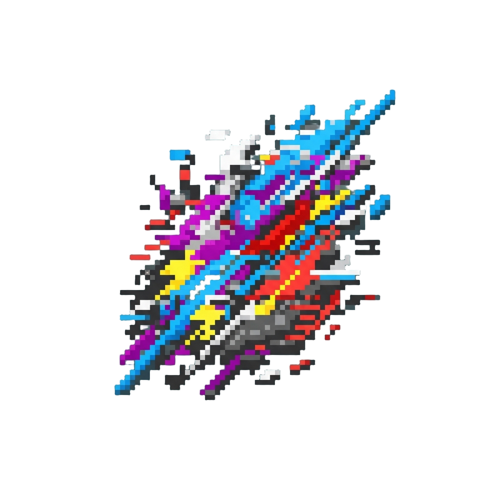 A Swarm of Pixel Static Glitches
