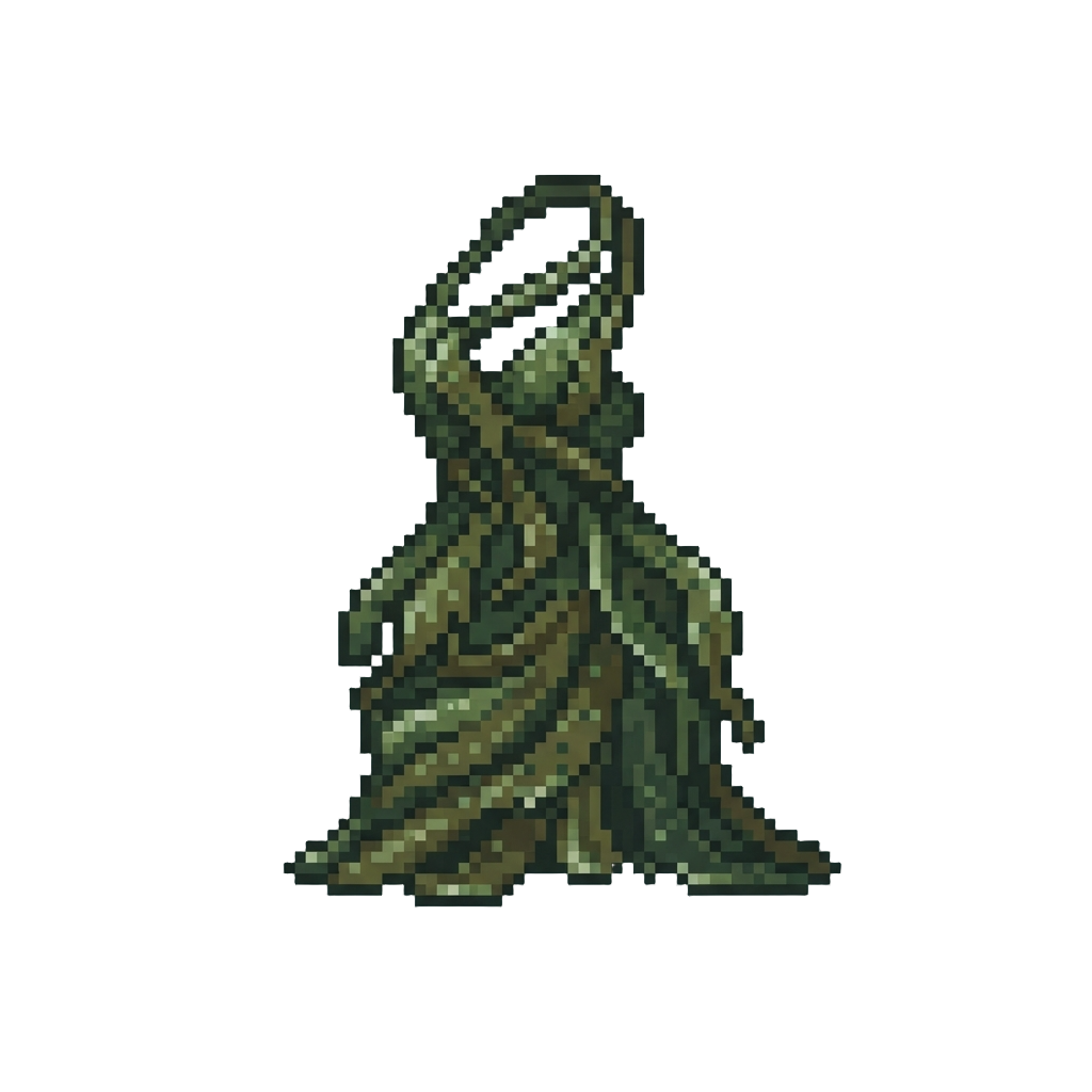 A Slippery Wet Seaweed Dress That Slides Down Comically