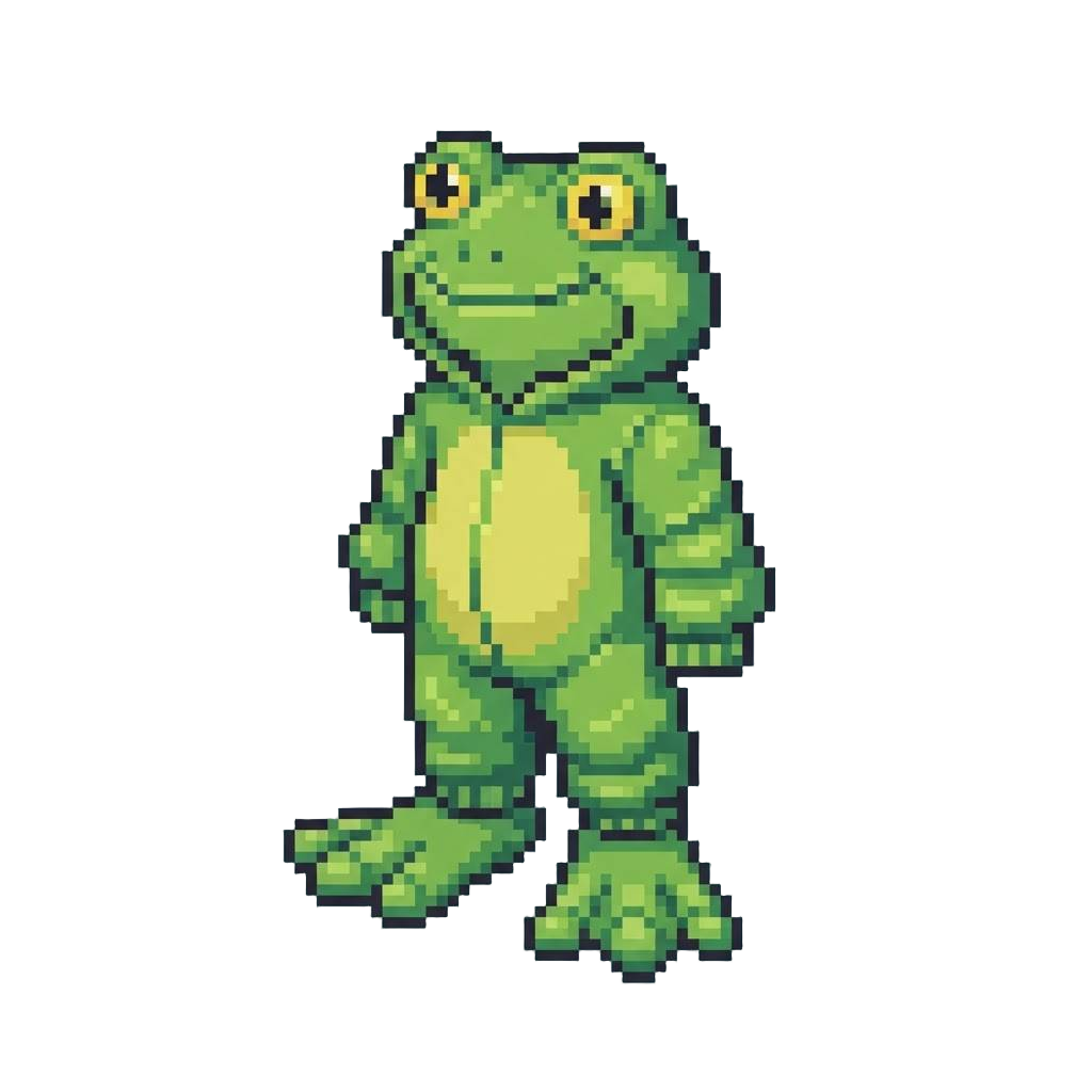 A Goofy Green Frog Onesie with Giant Padded Webbed Feet