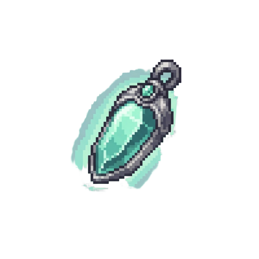 A Soft Mint Ghostly Glow