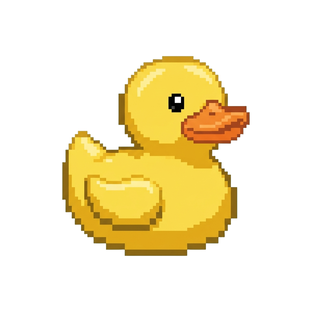 A Bright Yellow Squeaky Rubber Duckie