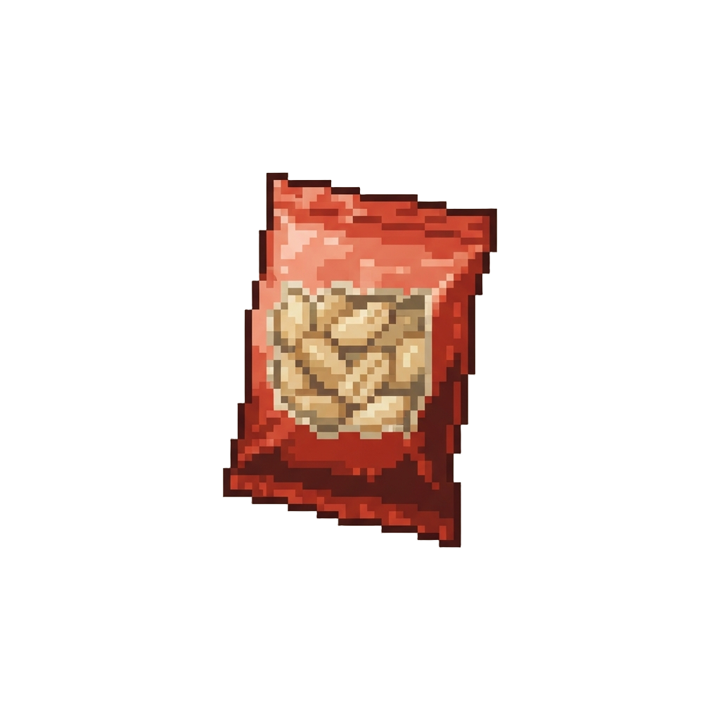 A Tiny Single Bag of Salted Peanuts