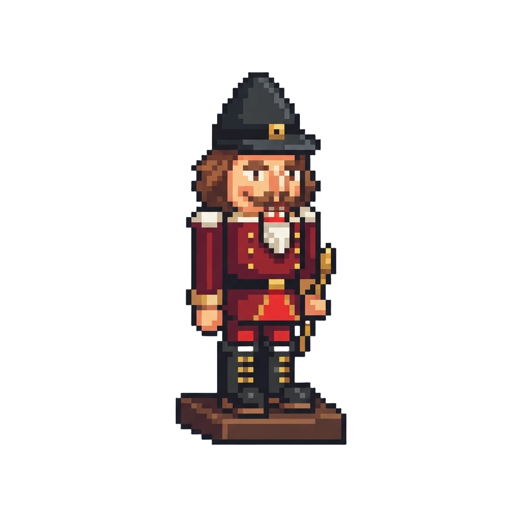A Vintage Wooden Nutcracker in Boots