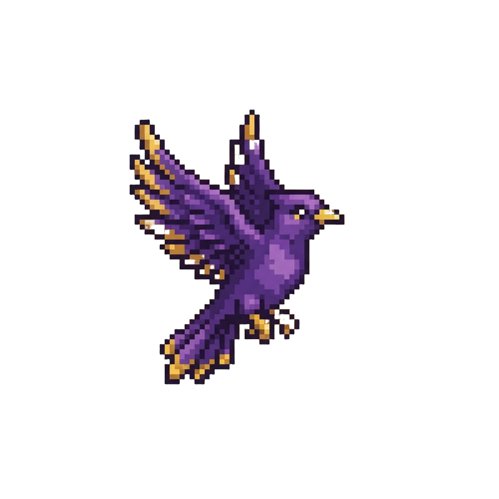 A Royal Purple Sunbird Radiating Blinding Sunlight