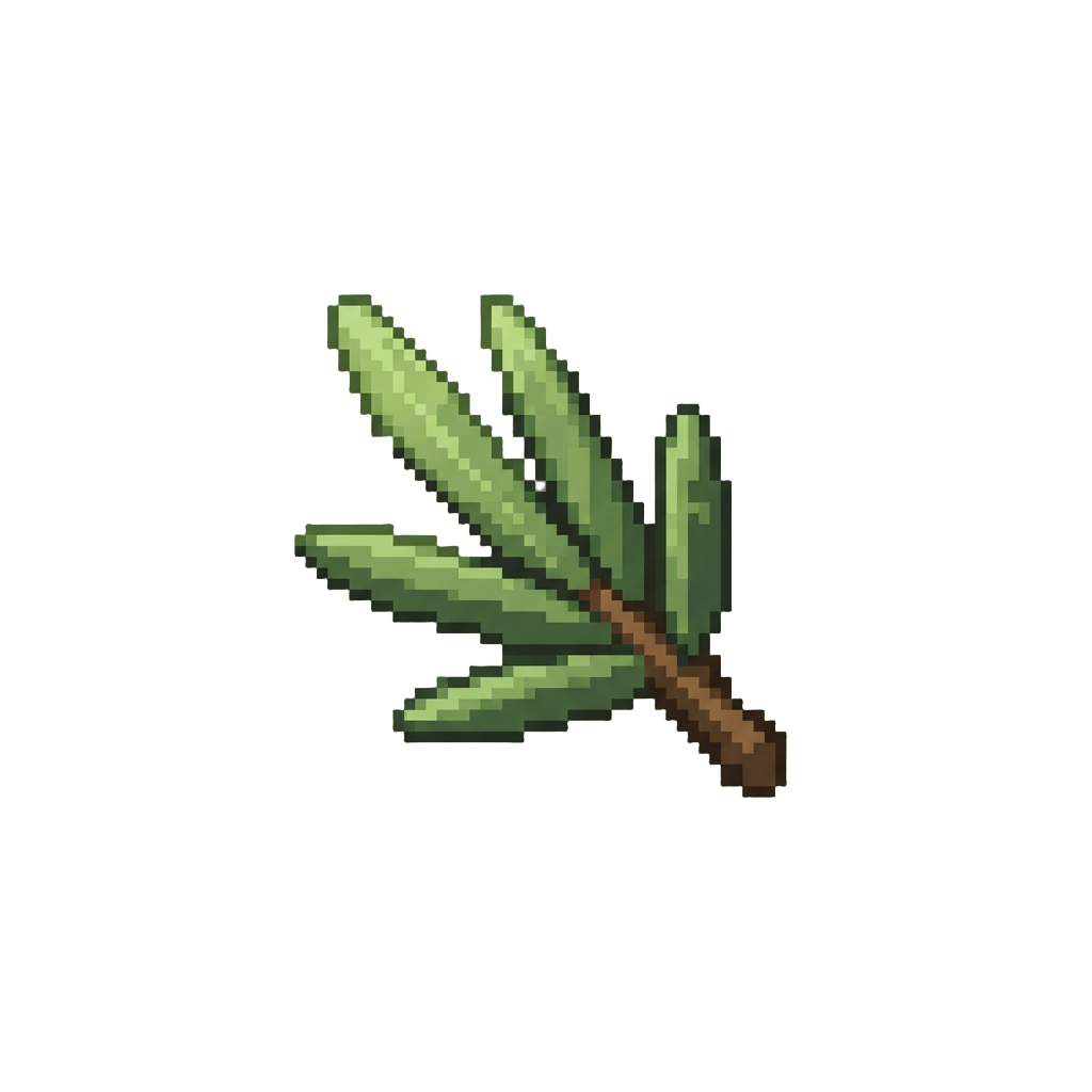 A Tiny Stray Pine Needle Cluster