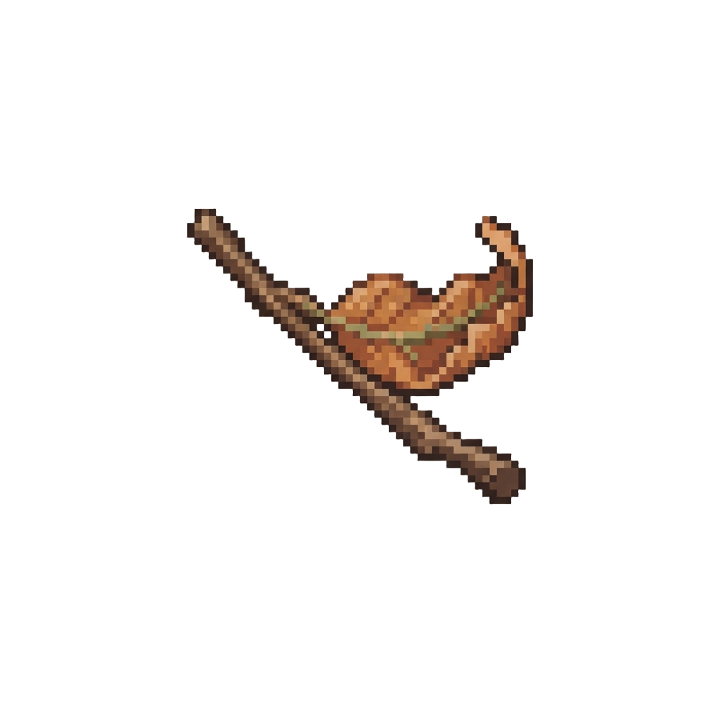 A Plain Dry Twig Leaf