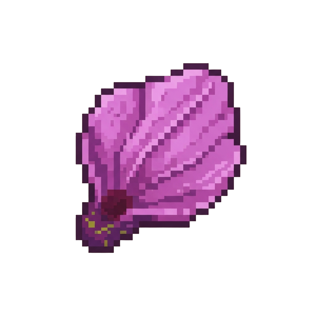 A Bright Violet Wild Orchid Petal