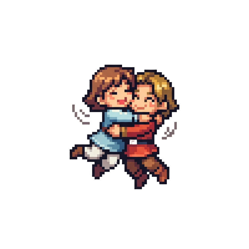 A Joyous Jump-and-wrap Hug