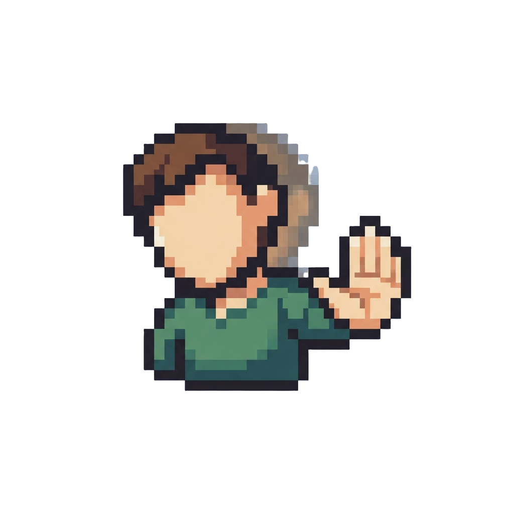 A Slow Head Shake Offering a High-five Instead