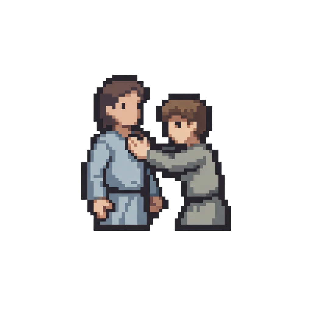 A Flat Unenthusiastic Back-pat Hug