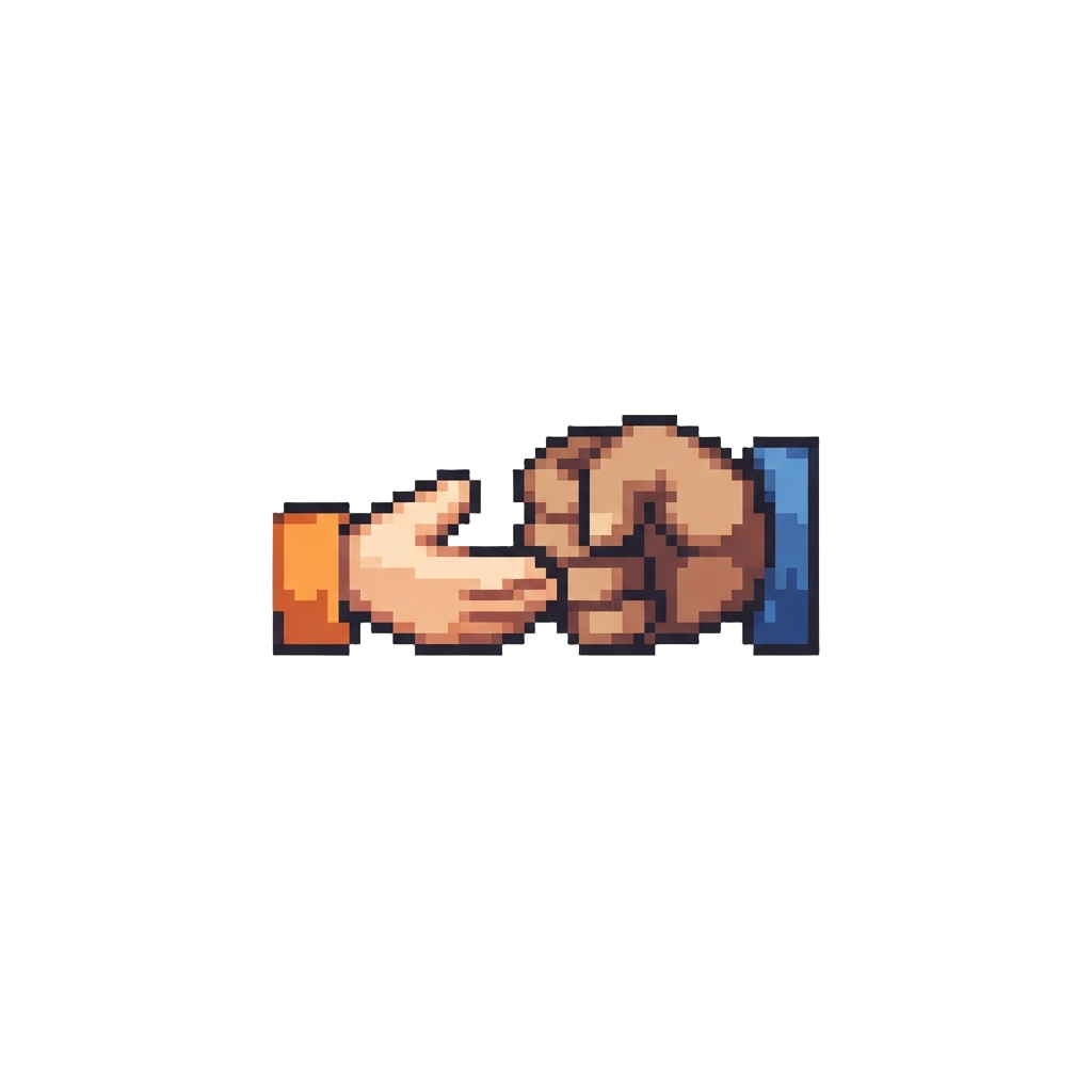 A Gentle Redirection Into a Fist Bump